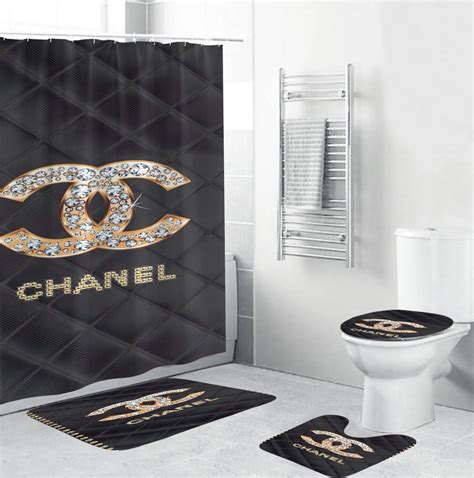 coco chanel shower curtain